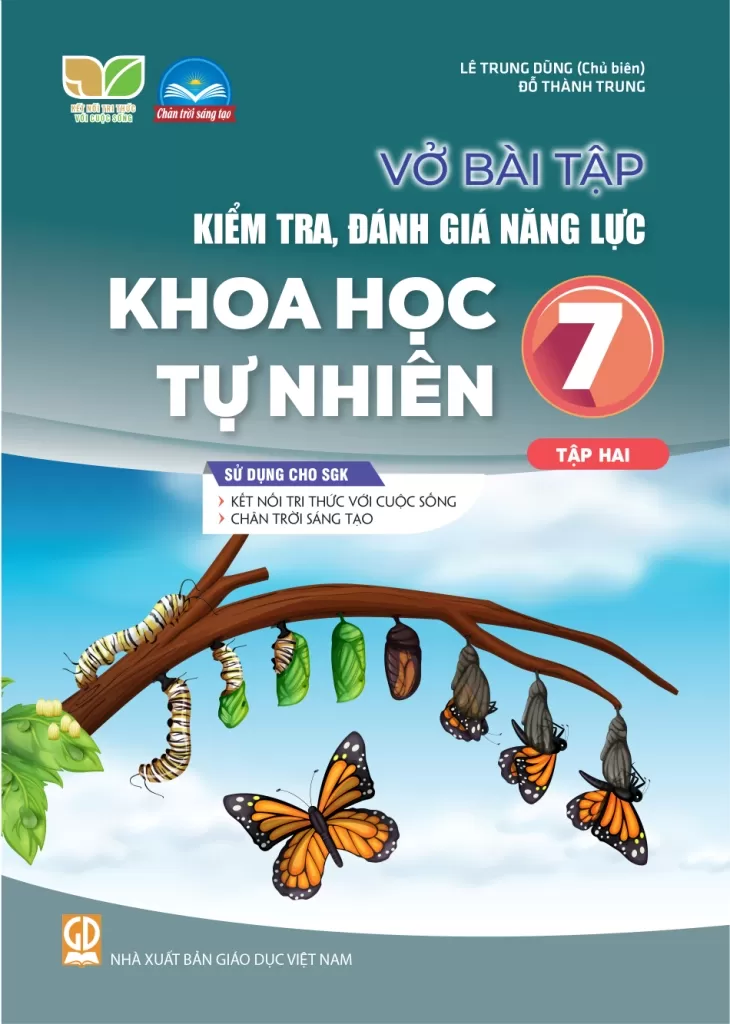 VỞ BÀI TẬP KIỂM TRA, ĐÁNH GIÁ NĂNG LỰC KHOA HỌC TỰ NHIÊN LỚP 7 - TẬP 2 (Sử dụng cho SGK Kết nối tri thức, Chân trời sáng tạo)